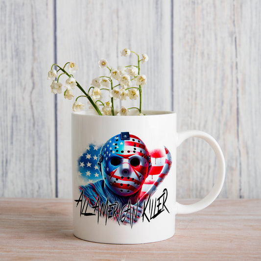 All American Mask (matches shirt) UV DTF Transfer