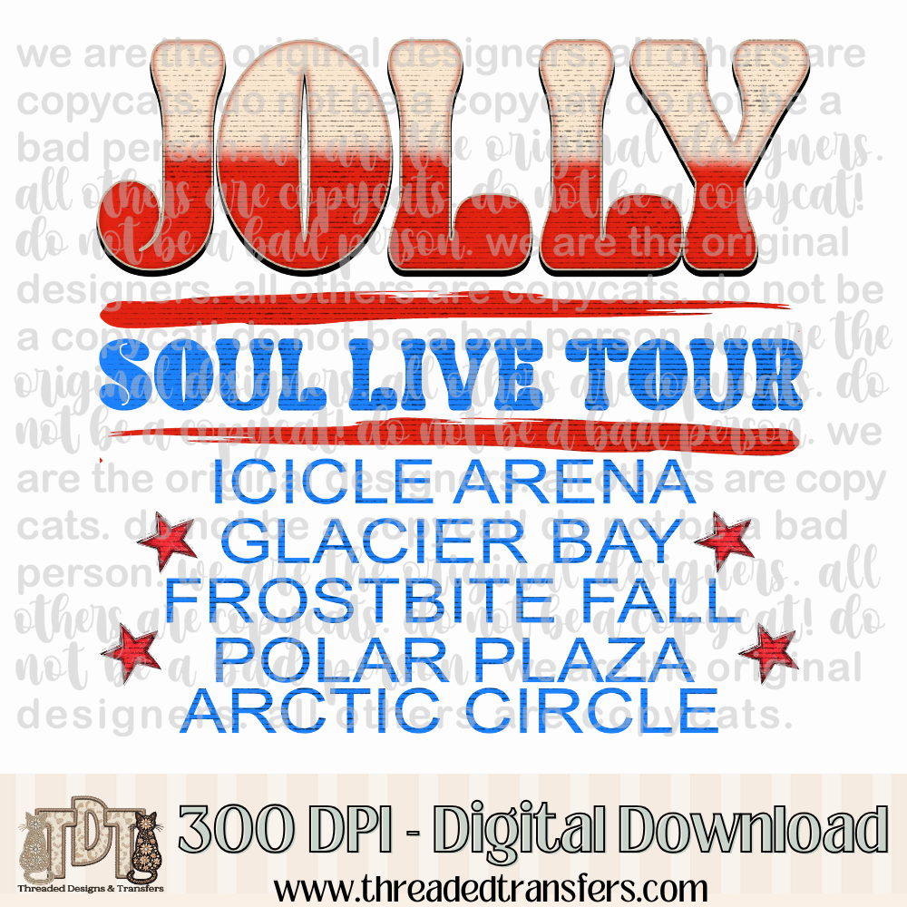 Jolly Soul Live Back Digital Design Download (PNG Format - no product shipped)