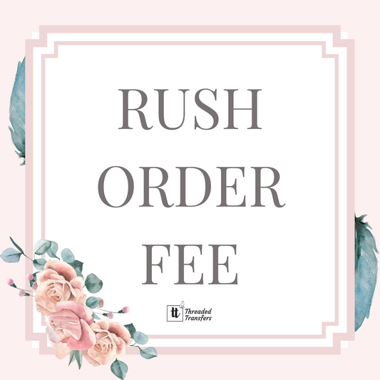 Rush Order Fee TAT 1-2 business days