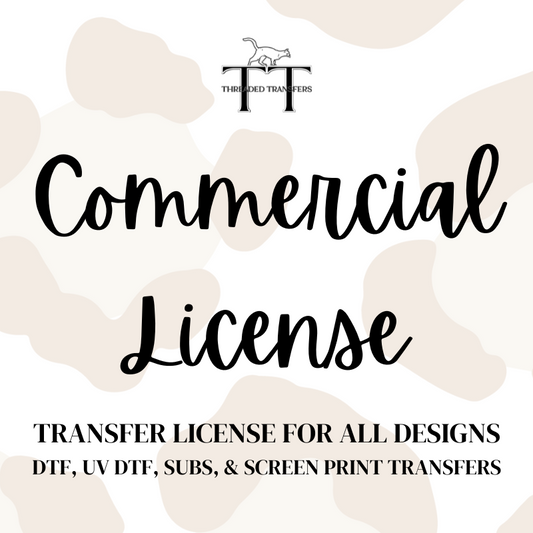 Commercial Use License for All Designs (read description)