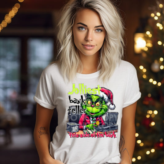 Mean and Green Bank Teller 1 DTF & Sublimation Transfer