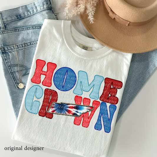 Tennessee Home Grown **EXCLUSIVE** Faux Embroidery, Wood, & Sparkle DTF & Sublimation Transfer