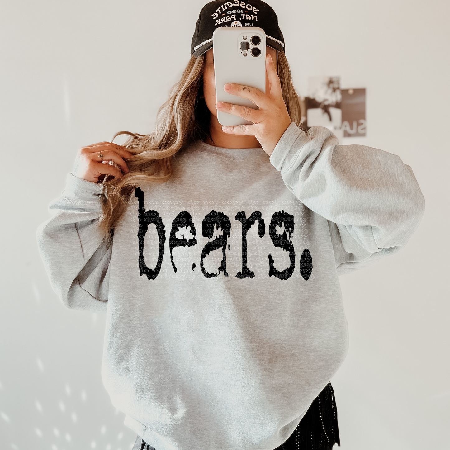 Bears Typography DTF Transfer