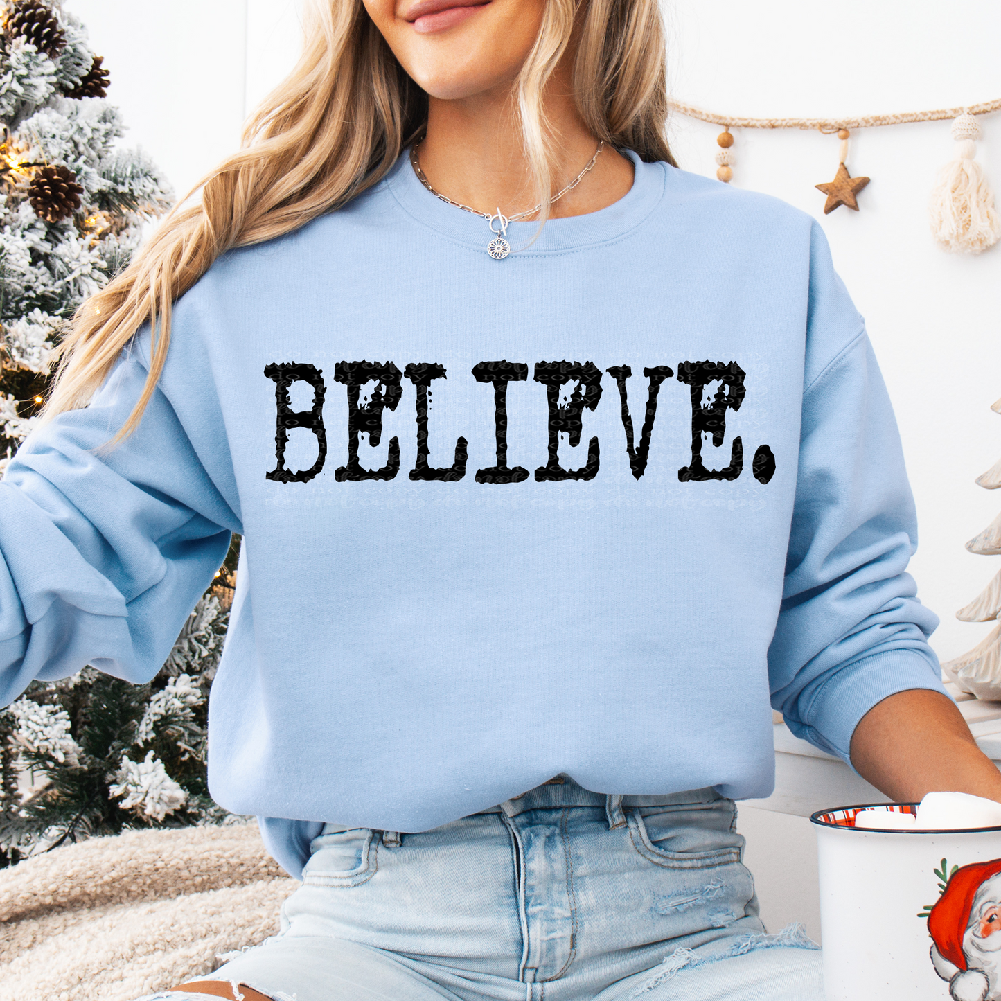 Believe Typography DTF Transfer