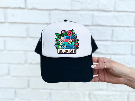 Bookish Faux Embroidery Hat DTF & Sublimation Transfer