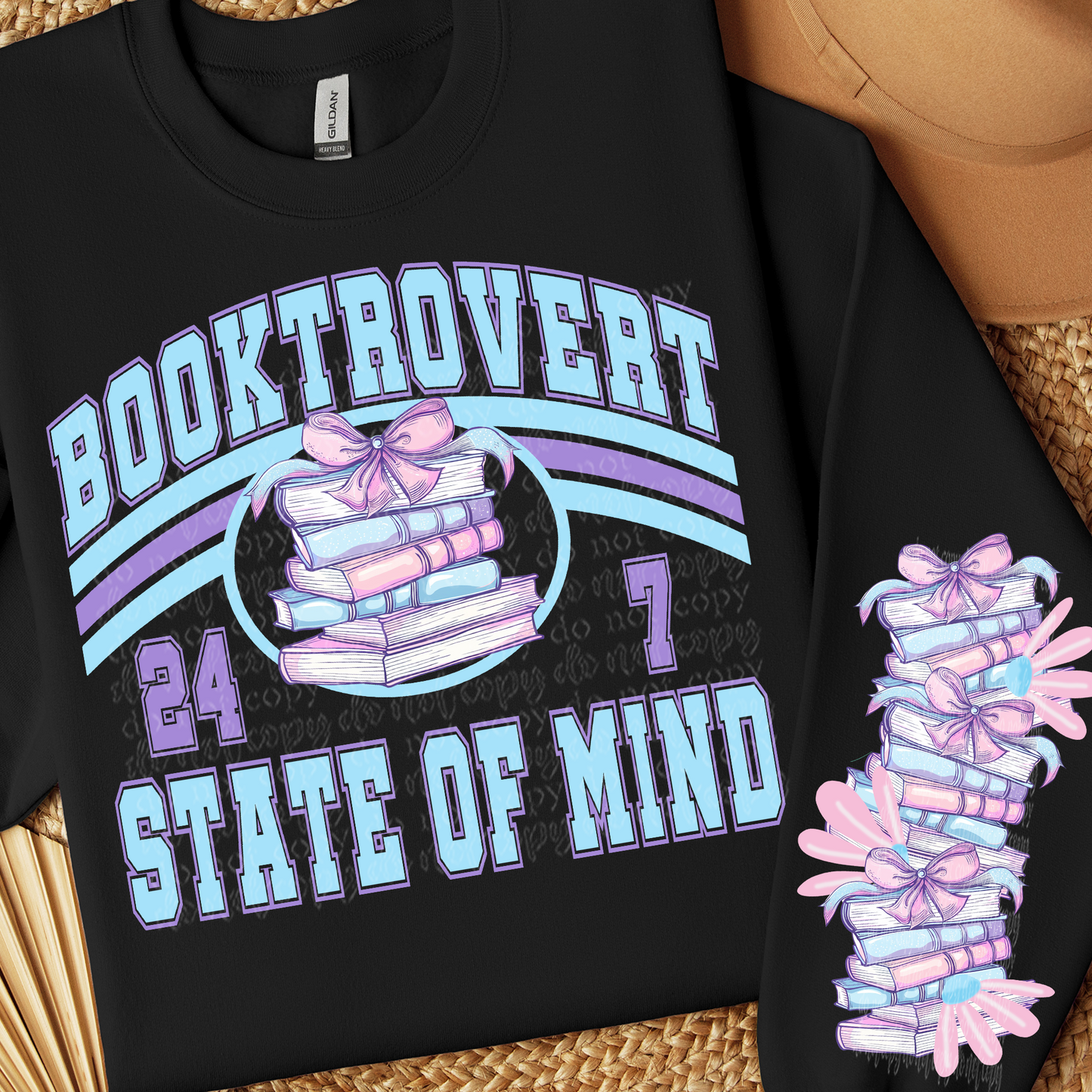 Booktrovert State of Mind DTF Transfer