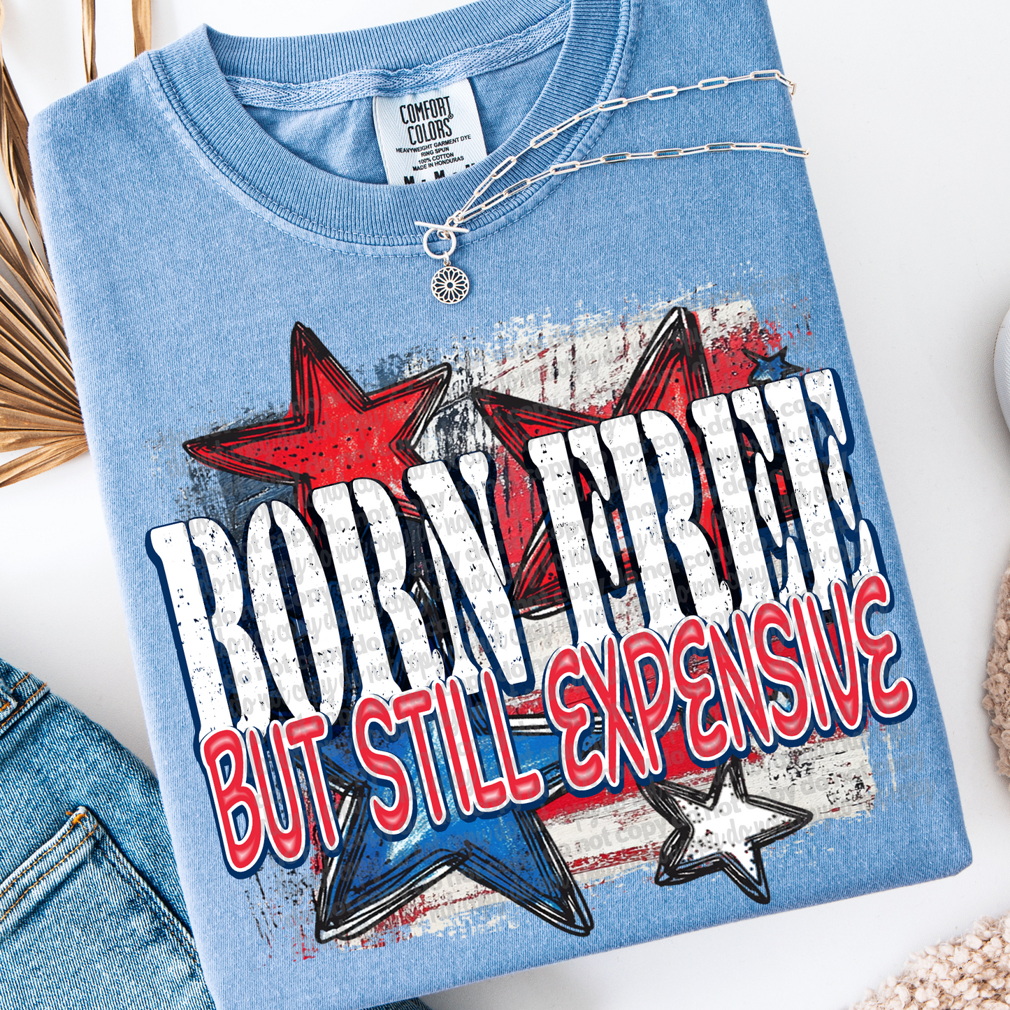 Born Free Expensive DTF Transfer