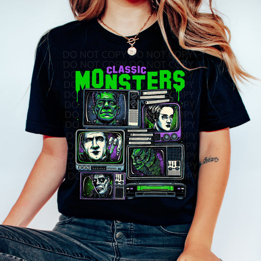 Classic Monsters DTF & Sublimation Transfer