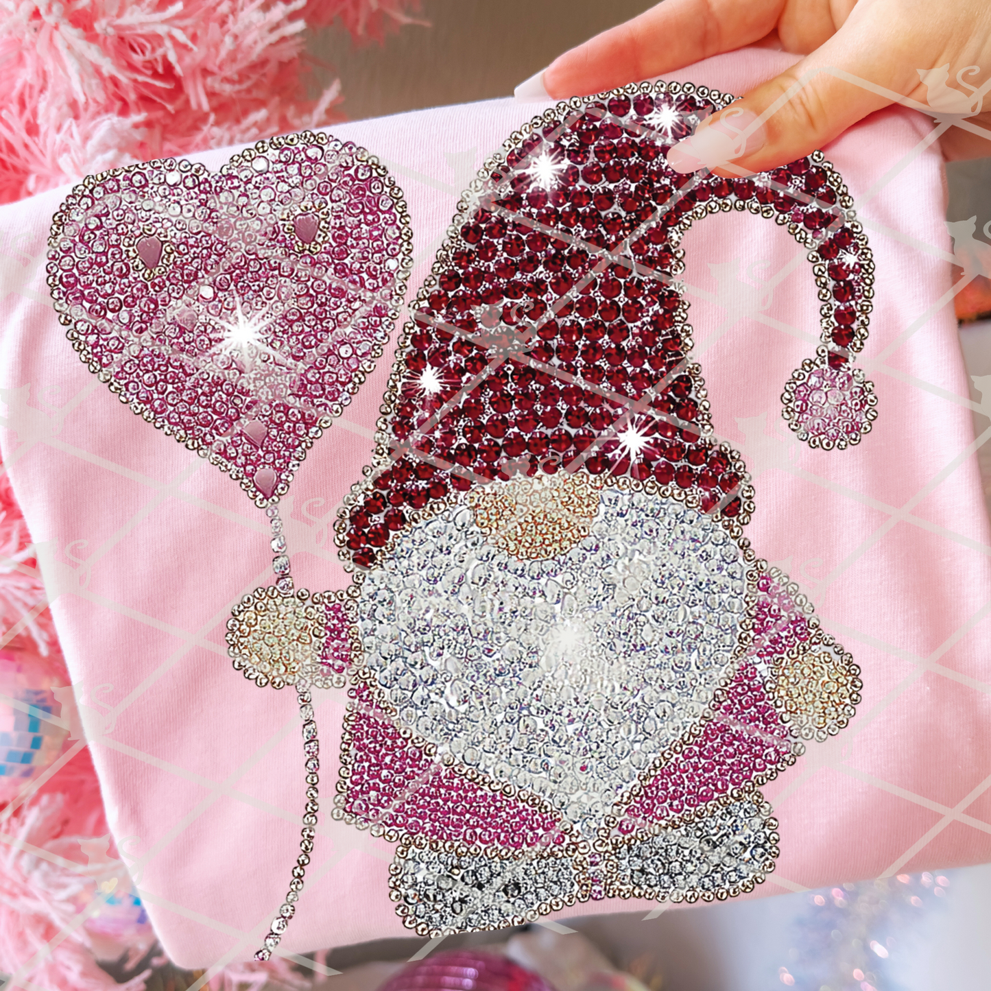 Dazzle Valentine Gnome DTF Transfer