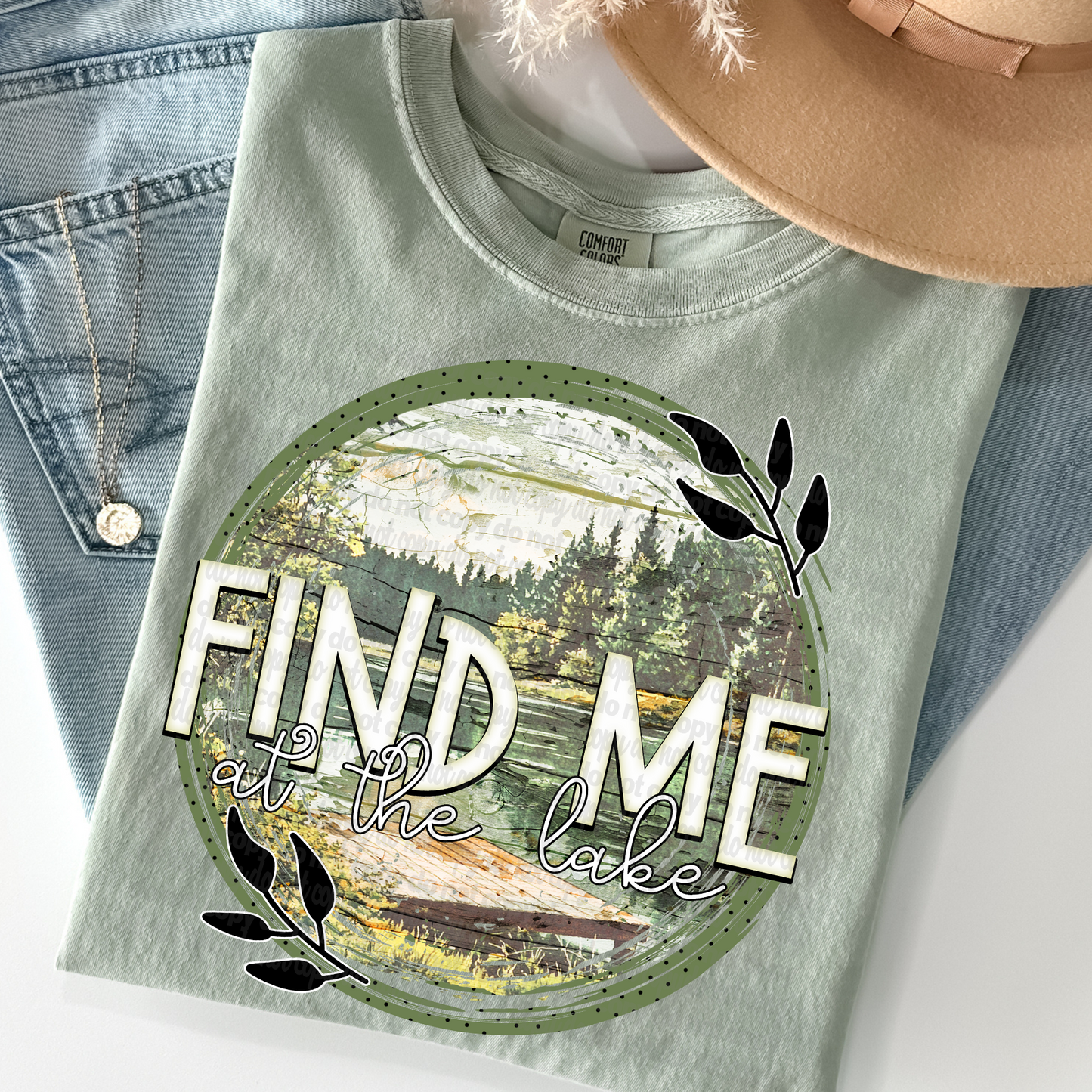 Find Me at the Lake DTF Transfer