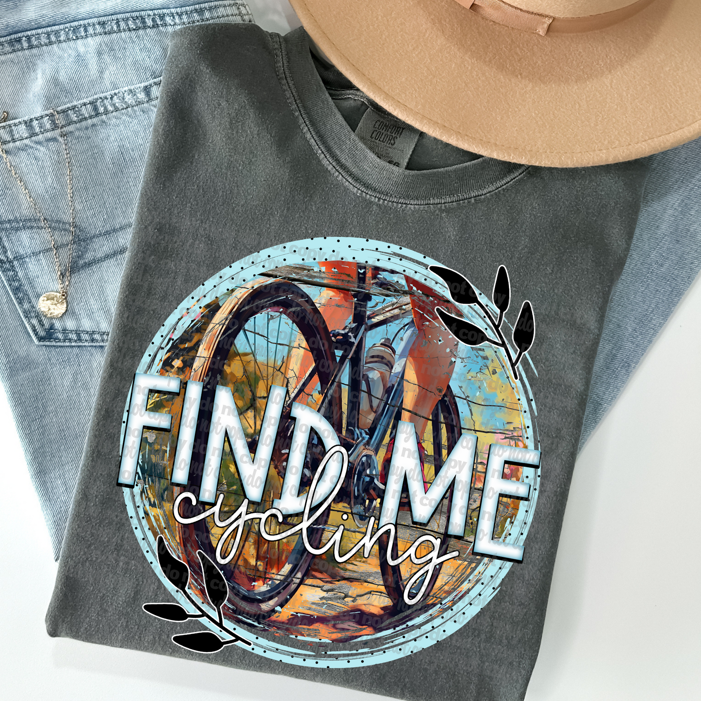 Find Me Cycling DTF Transfer