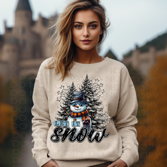 Let it Snow Wizard DTF & Sublimation Transfer