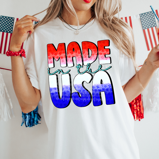 Made in the USA Stars DTF & Sublimation Transfer