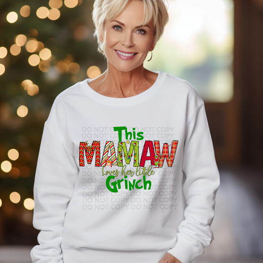 This Mamaw Loves Her Mean and Green DTF & Sublimation Transfer