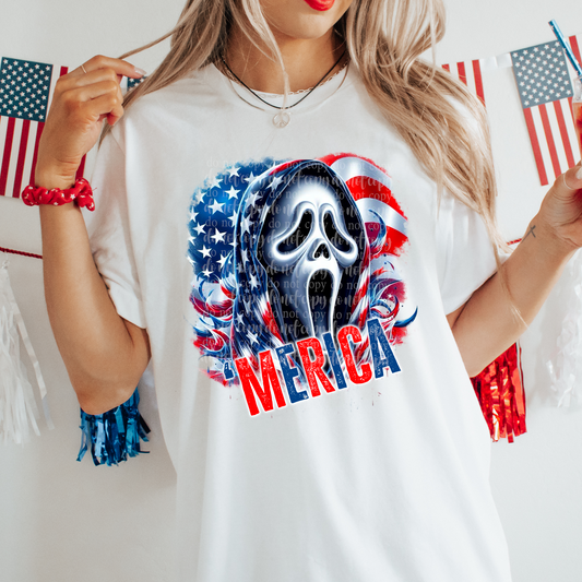 'Merica Ghost DTF & Sublimation Transfer