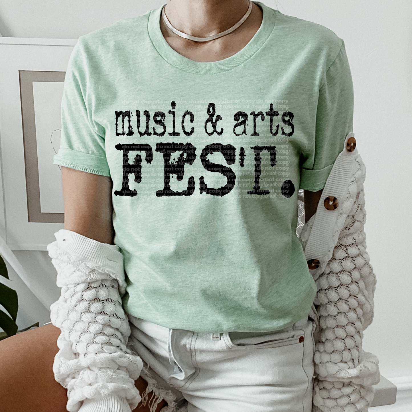 Music & Arts Fest Typography DTF Transfer