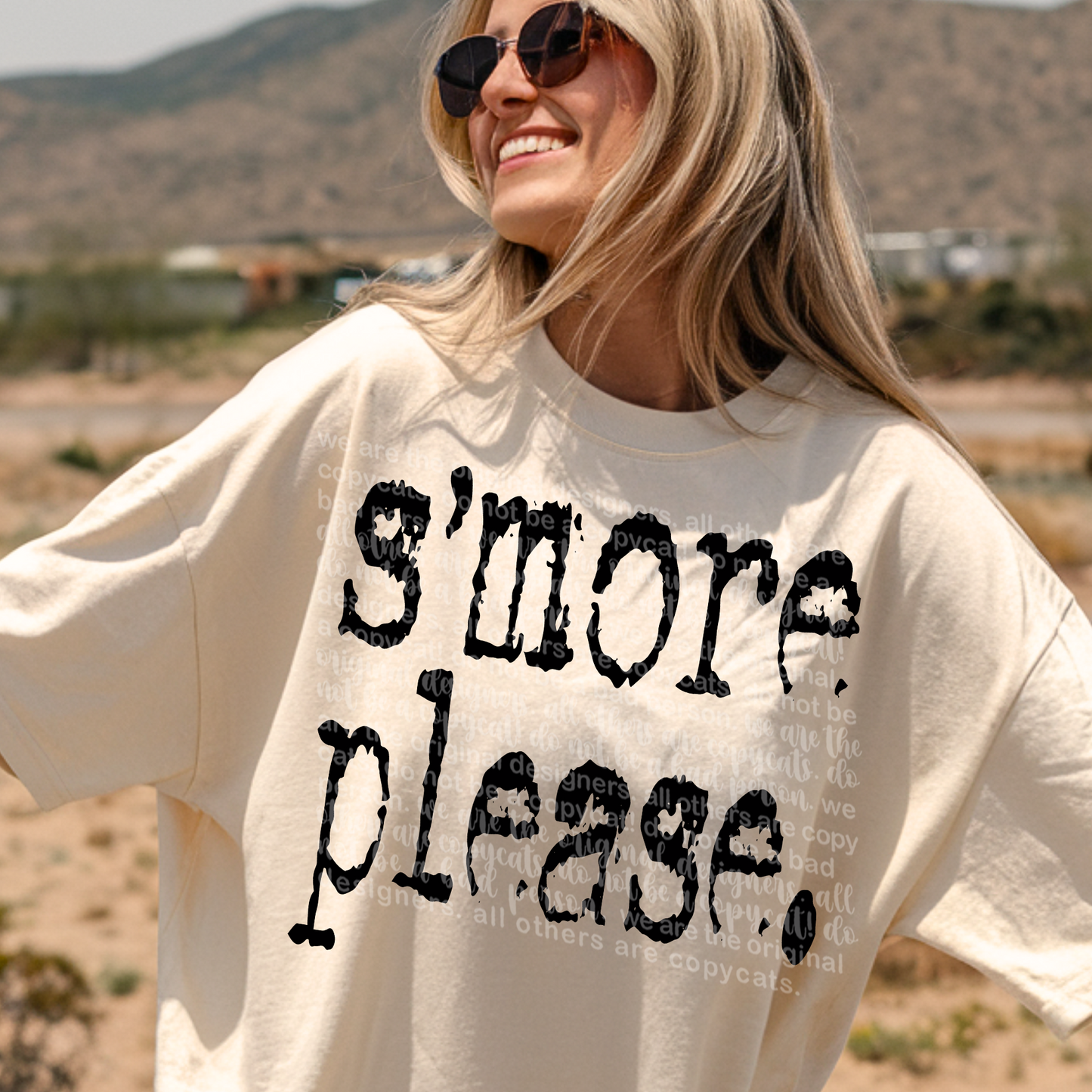 S'more Please Typography DTF Transfer