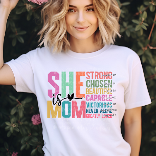 She is Mom DTF & Sublimation Transfer