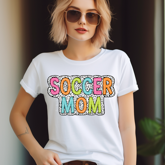 Soccer Mom Dalmatian Dots DTF & Sublimation Transfer