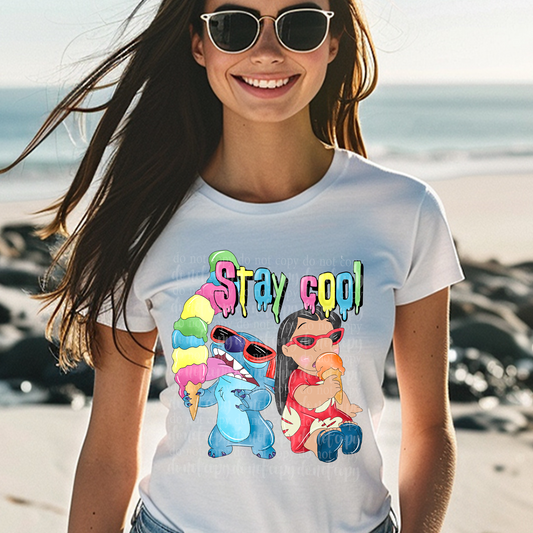 Stay Cool Stitches DTF & Sublimation Transfer