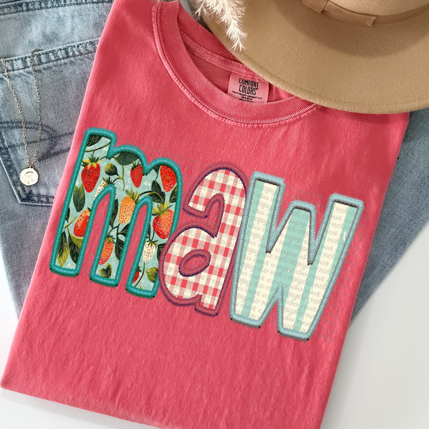 Strawberry Maw DTF Transfer