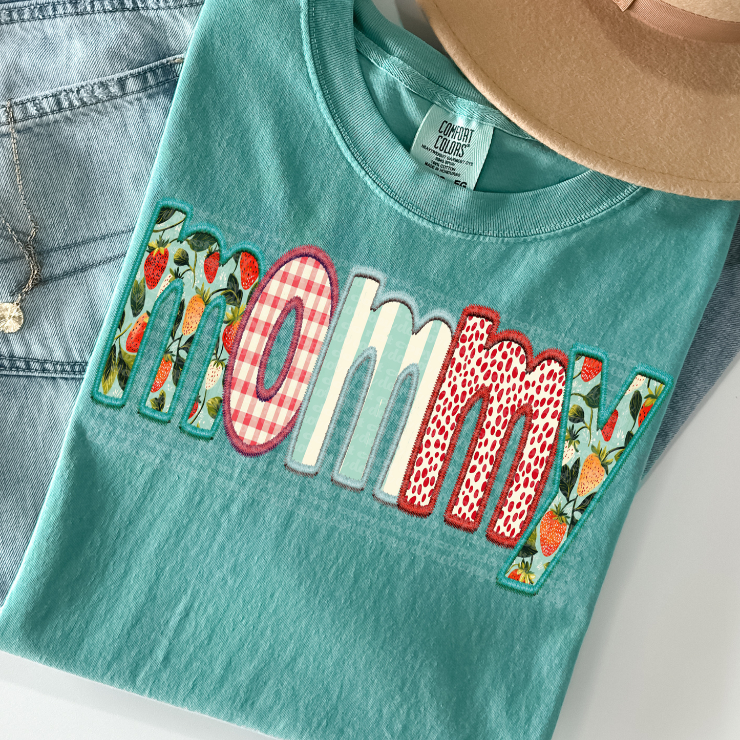 Strawberry Mommy DTF Transfer