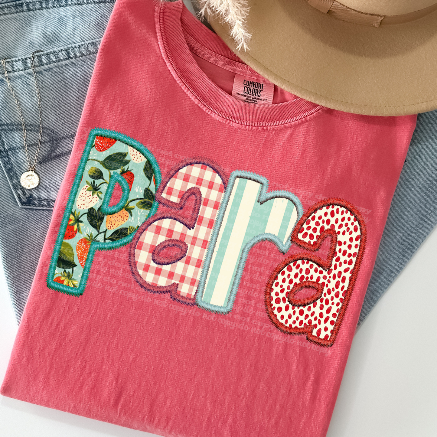 Strawberry Para DTF Transfer