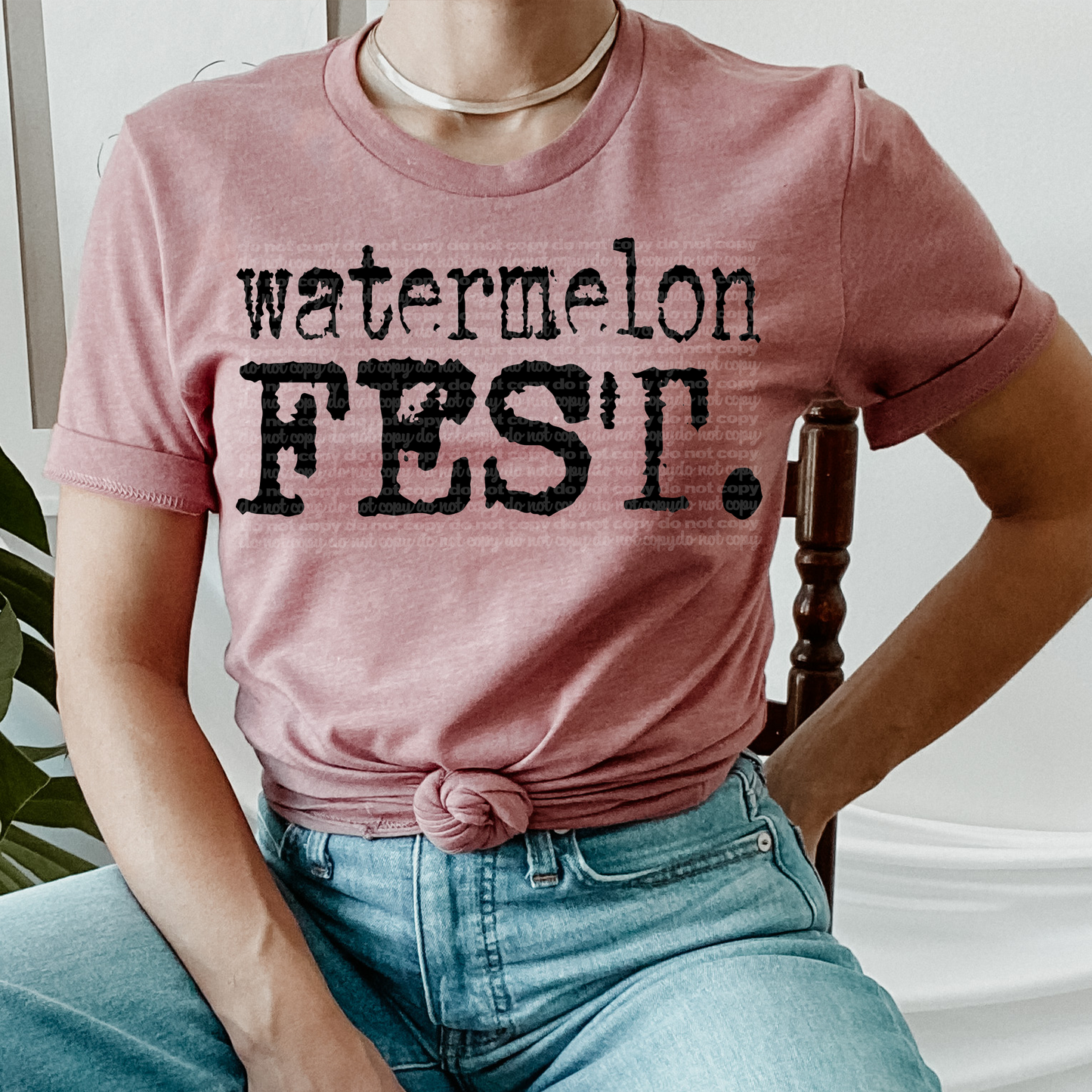 Watermelon Fest Typography DTF Transfer