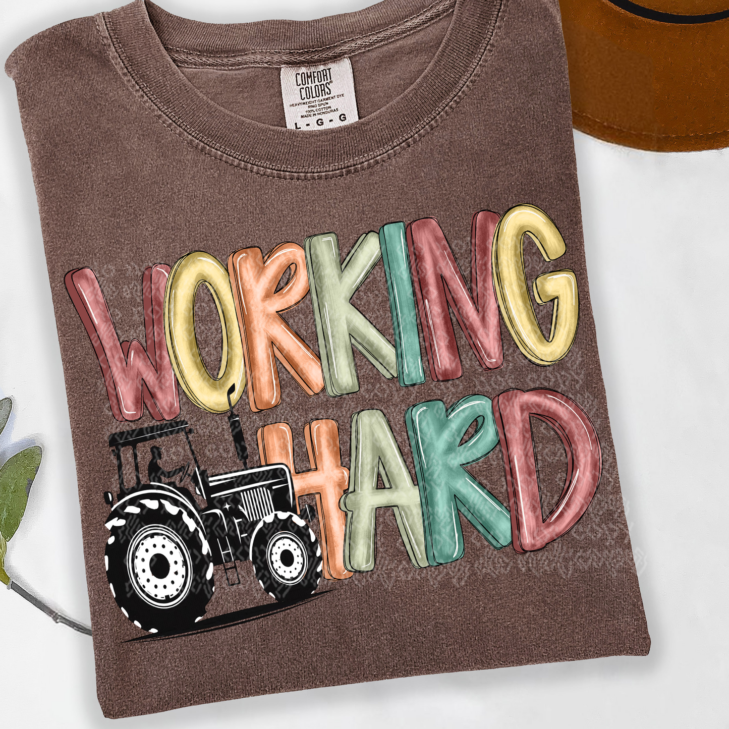 Working Hard Farm DTF Transfer