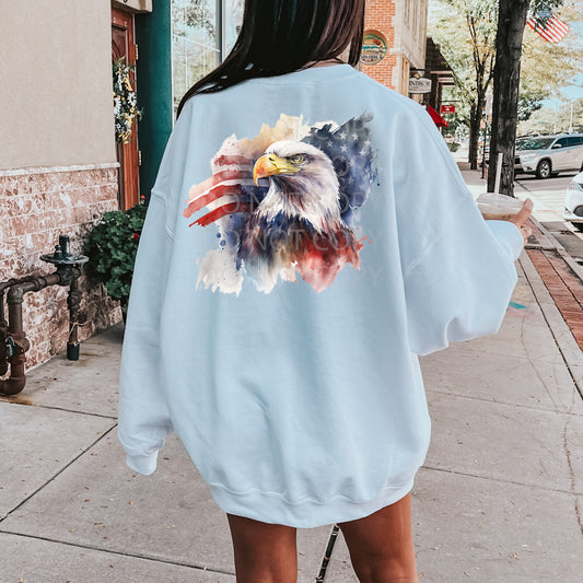 All American Eagle DTF & Sublimation Transfer