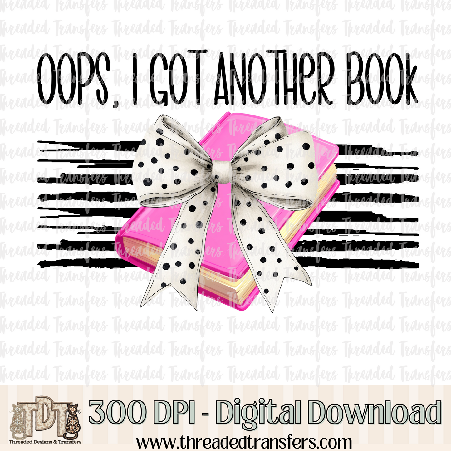 Oops Book Digital Design Download (PNG Format - no product shipped)