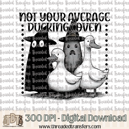 Ducking Coven Digital Design Download (PNG Format - no product shipped)
