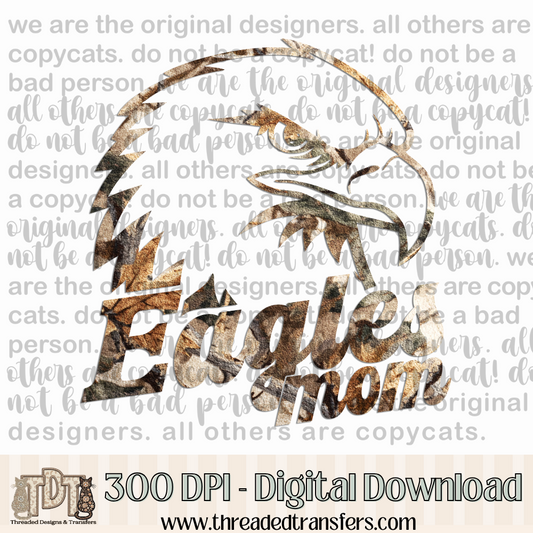Eagles Mom Camo Digital Design Download (PNG Format - no product shipped)