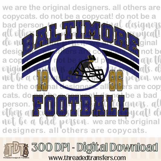 Baltimore Vintage Digital Design Download (PNG Format - no product shipped)