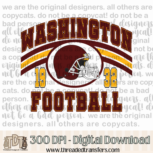 Washington Vintage Digital Design Download (PNG Format - no product shipped)