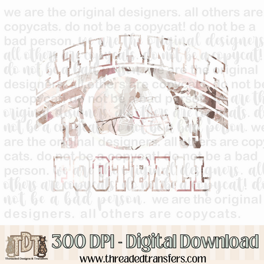 Atlanta Pink Camo Digital Design Download (PNG Format - no product shipped)