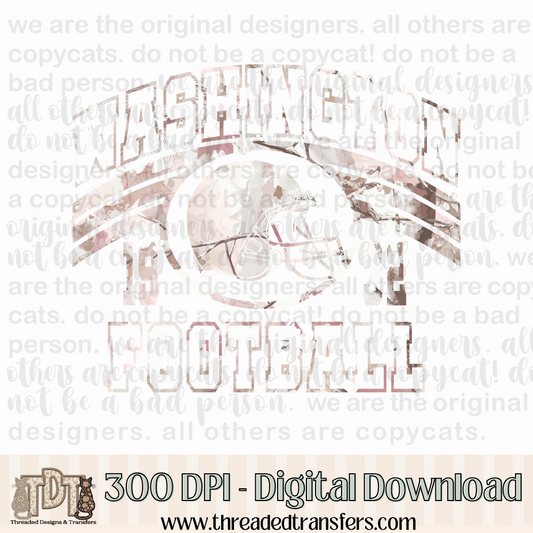 Washington Pink Camo Digital Design Download (PNG Format - no product shipped)