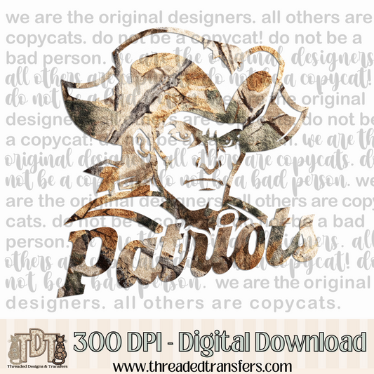 Patriots Camo Digital Design Download (PNG Format - no product shipped)