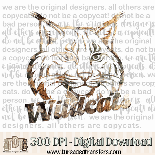Wildcats Camo Digital Design Download (PNG Format - no product shipped)