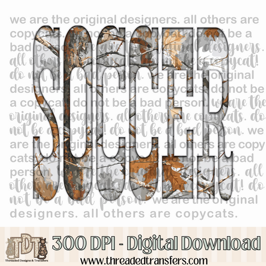 Soccer Gray Camo Digital Design Download (PNG Format - no product shipped)