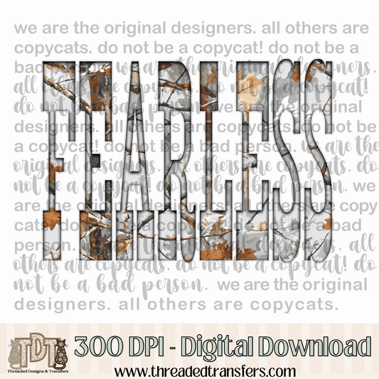 Fearless Gray Camo Digital Design Download (PNG Format - no product shipped)