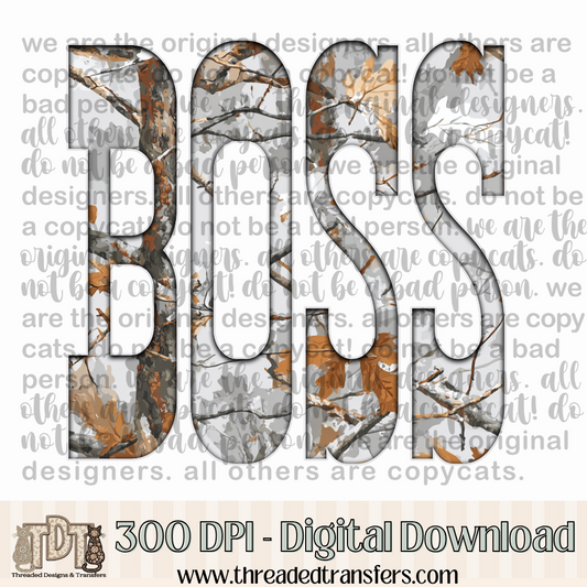 Boss Gray Camo Digital Design Download (PNG Format - no product shipped)