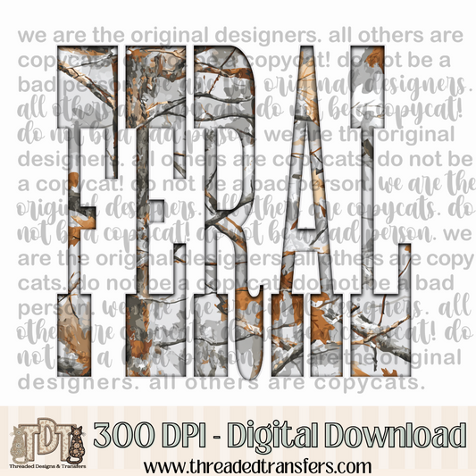 Feral Gray Camo Digital Design Download (PNG Format - no product shipped)
