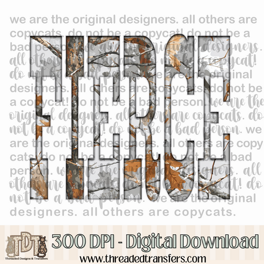 Fierce Gray Camo Digital Design Download (PNG Format - no product shipped)