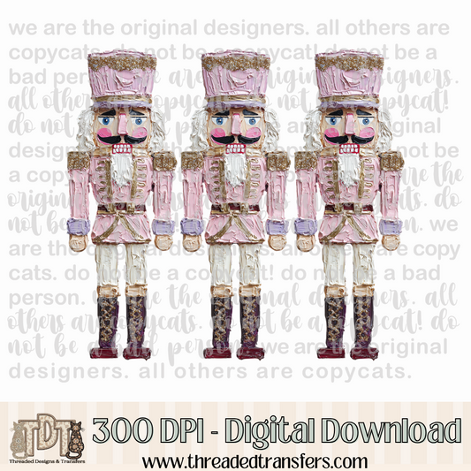 Nutcrackers Hand Painted Digital Design Download (PNG Format - no product shipped)