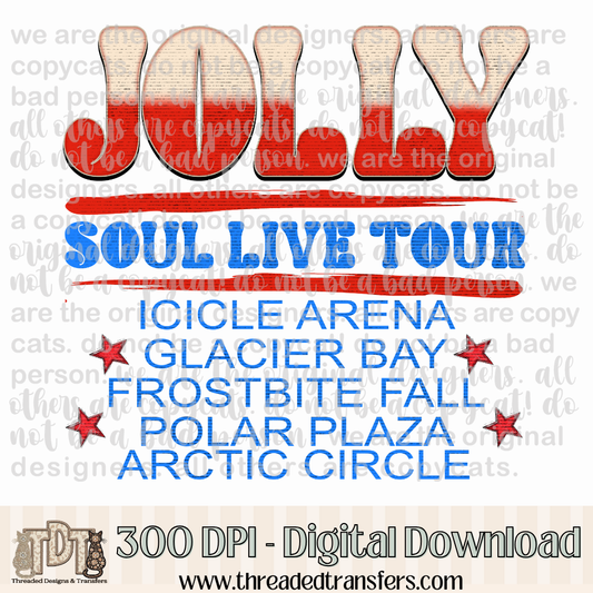 Jolly Soul Live Back Digital Design Download (PNG Format - no product shipped)