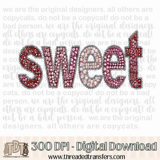 Dazzle Sweet Digital Design Download (PNG Format - no product shipped)