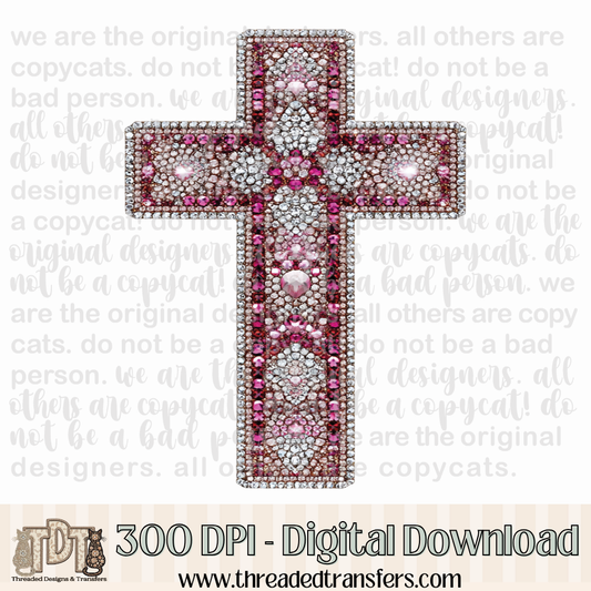 Dazzle Cross Digital Design Download (PNG Format - no product shipped)