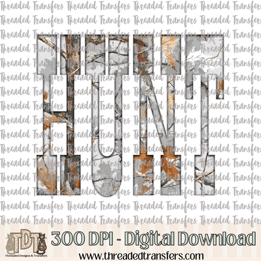 Hunt Gray Camo Digital Design Download (PNG Format - no product shipped)