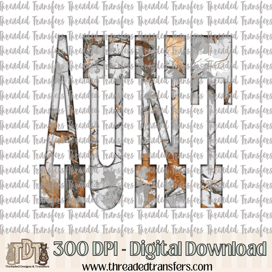 Aunt Gray Camo Digital Design Download (PNG Format - no product shipped)
